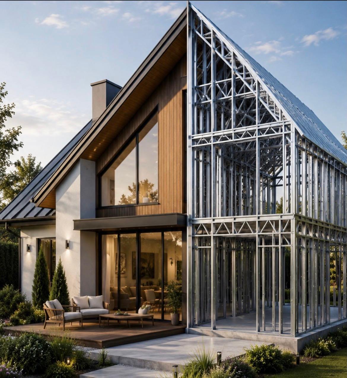 Modélisation d’une maison en ossature acier léger